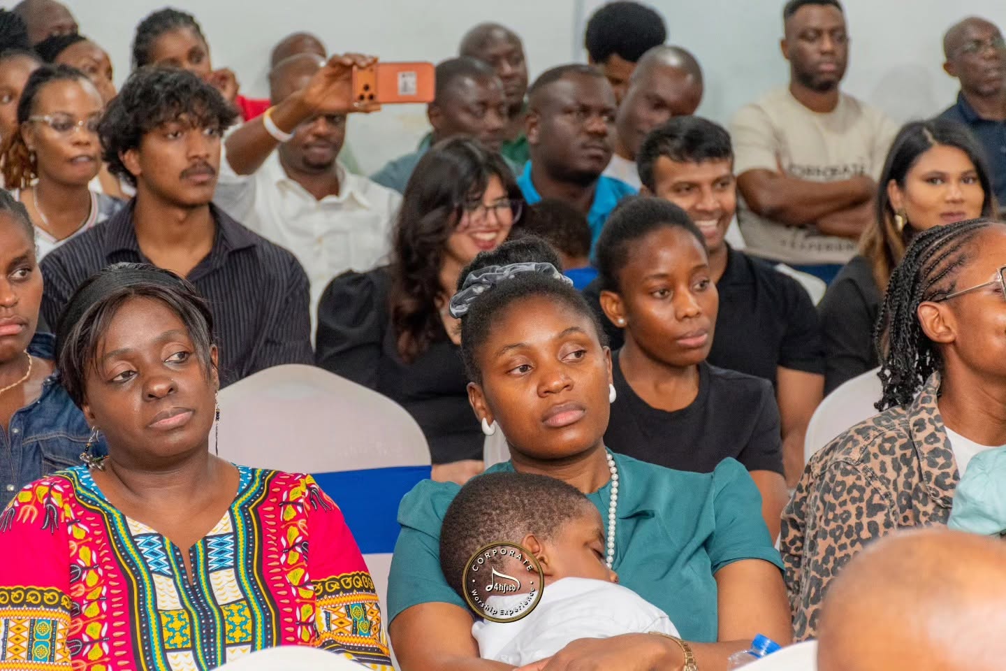 The 4tified Nation congregation gathered for a Corporate Worship Experience service